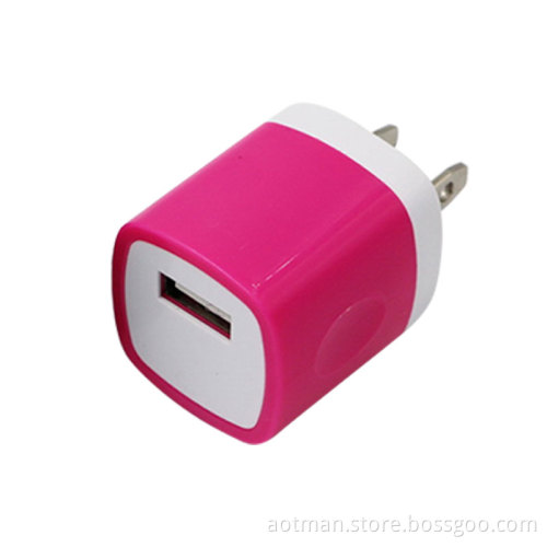 5.0V 1000mA  usb travel adapter charger usb wall mount adapter